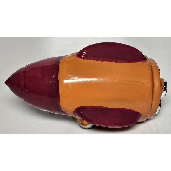 Virginia Tech University Hokies Ornament Santa in Rocket Ship New FAST SHIPPING - Picture 6 of 8